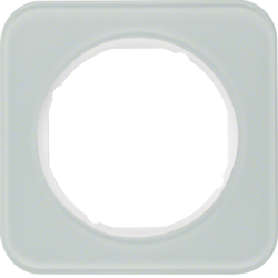 10112109 R.1 RAMME 1 H GLASS HVIT