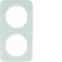 10122109 R.1 RAMME 2 H GLASS HVIT