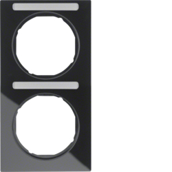 10122225 R.3 RAMME 2 H SORT VERTIKAL