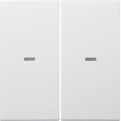 80960389 KNX VIPPE 2 K S.1 P HVIT BLANK