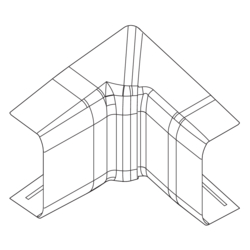 Produkttegning ATA16301 Innvendig hjørne ABS