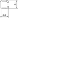 Komplett tverrsnittegning Ledningskanaler PVC