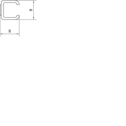 Komplett tverrsnittegning Ledningskanaler PVC