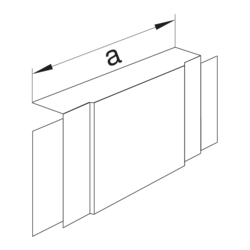 Produkttegning LF60150 T- og X-stykke Halogenfri PC-ABS