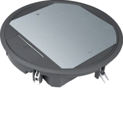 VR12059005 Gulvboks R12, 5mm lokk,  svart farge