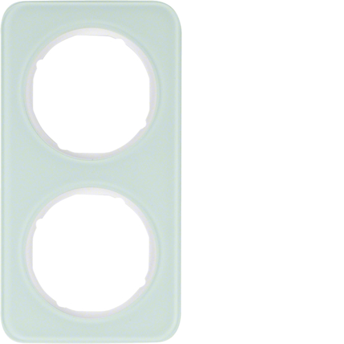 10122109 R.1 RAMME 2 H GLASS HVIT