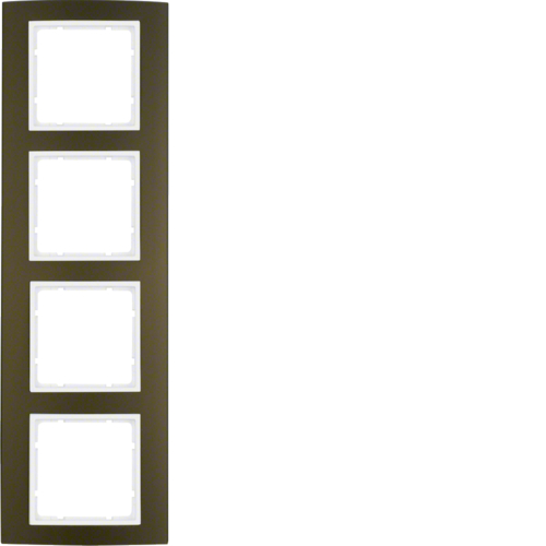 10143021 B.3 RAMME 4 H ALU BRUN/HVIT
