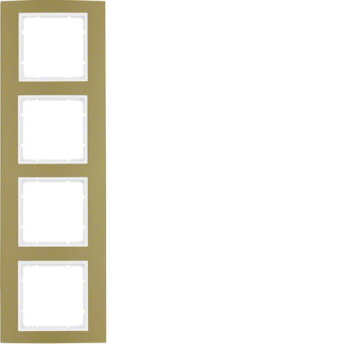 10143046 B.3 RAMME 4 H ALU GULL/HVIT