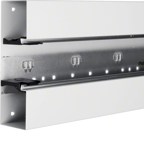 BRS6521019010 Kanalunderd.stål,  65x210x2000mm,  ph9010