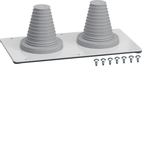 FZ415E Kabelinnf.flens IP55 2x23-55mm kabel