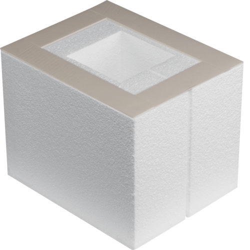 SEVE09200 Isopor nedstøping,  VE09 200x253mm H=200m