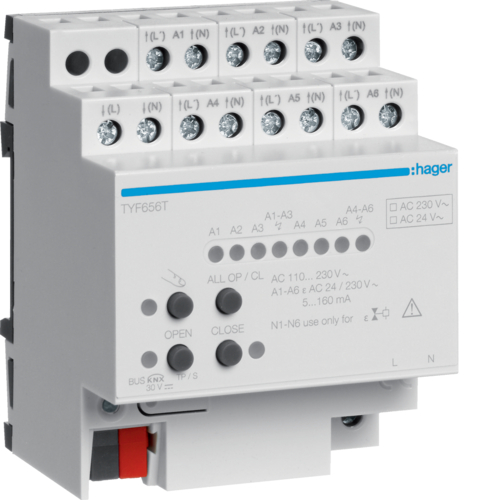 TYF656T VARMEUTGANG 6 K,  TRIAC 24/230V