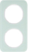 10122109 R.1 RAMME 2 H GLASS HVIT