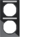 10122225 R.3 RAMME 2 H SORT VERTIKAL