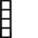 10143025 B.3 RAMME 4 H ALU SORT/HVIT