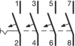 Koblingsskjema Automatsikringer 10kA B-karakteristikk, 4-polet