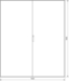 Produkttegning Rekkegulvskap FG, Glassdør, IP54, dybde 400 mm, høyde 1900 mm Stålblekk