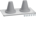 FZ415E Kabelinnf.flens IP55 2x23-55mm kabel