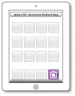 Tebis KNX domovea Android app