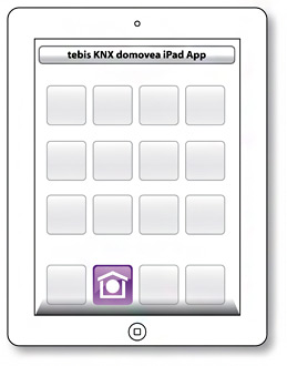 Tebis KNX domovea iPad App